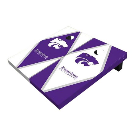 Skip's Garage Kansas Alternating Diamond Solid Wood Cornhole Board Set