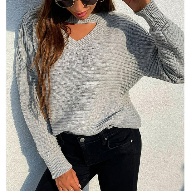 Keyhole 2024 neck sweater