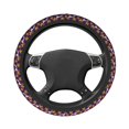 thumbnail image 3 of Elastic Steering Wheel Cover, halloween pumpkins bats print Stretch Thickening Car Steering Wheel Cover Women Men, Steering Wheel Protector Universal 15 in, 3 of 7