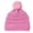 Pink, variant on Faraee Toddler Pom Beanie Kids Winter Hat Cute Newborn Soft Warm Knit Beanies Cozy Snow Hats for Boys Girls 6-36 Months