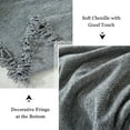 thumbnail image 4 of Eurhowing Chenille Sofa Cover, Pet & Kid Friendly Couch Slipcover, Ultra Soft Throws Furniture Protector for 3 Cushion Sofa, 71"x 118", Gray, 4 of 10