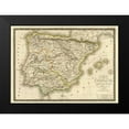 thumbnail image 2 of Brue, Adrien Hubert 14x11 Black Modern Framed Museum Art Print Titled - Espagne ancienne, 1827, 2 of 5