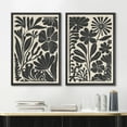 thumbnail image 2 of IDEA4WALL Framed Canvas Print Wall Art Set Abstract Floral Botanical Black & White Modern Art Boho Wall Decor Geometric Minimal Artwork for Living Room, Bedroom, Office -, 2 of 5