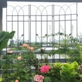 thumbnail image 2 of 2 Pack Metal Garden Trellis 71" x 17.7" Rustproof Trellis for Climbing Plants Outdoor Flower Support Brown, 2 of 14
