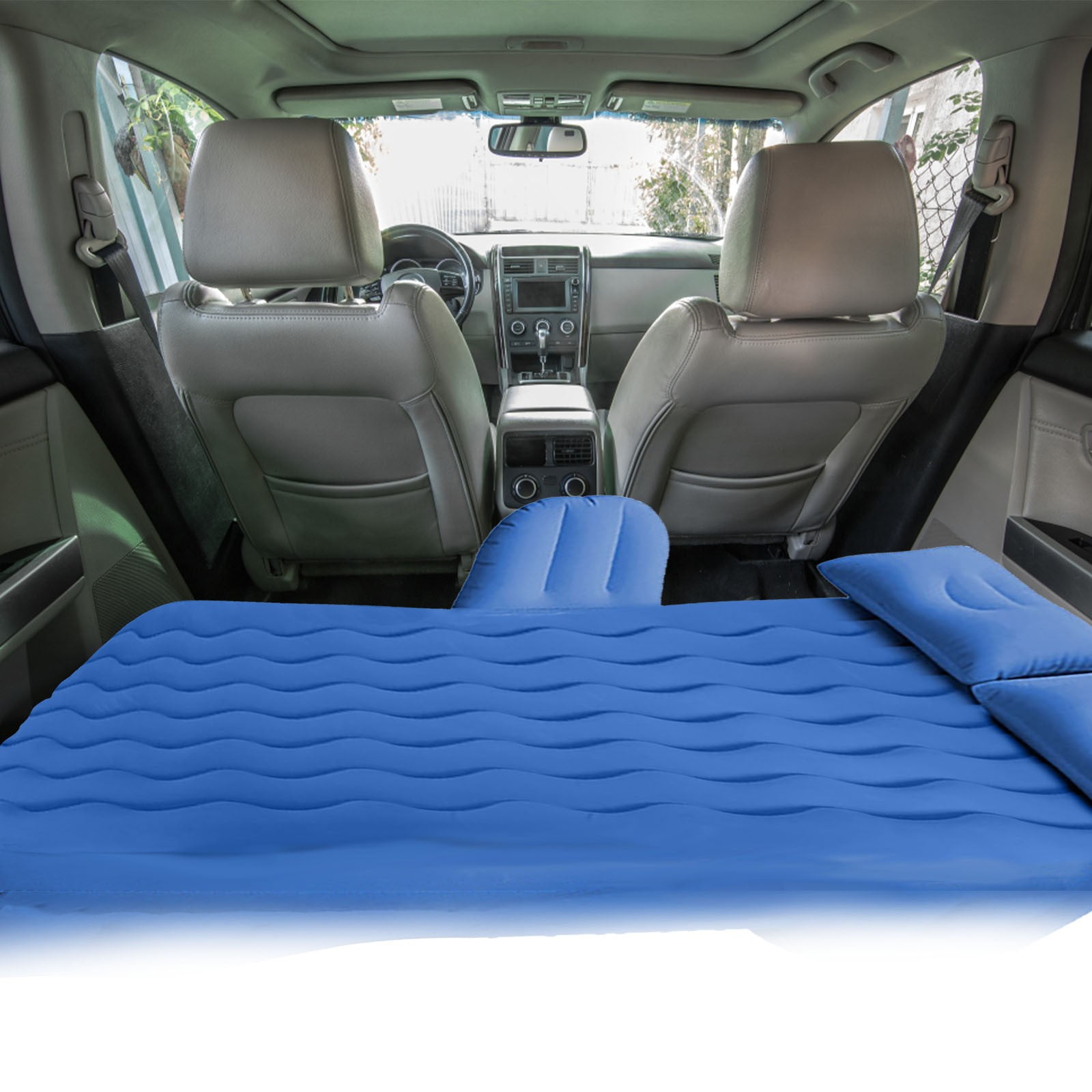 SNGMN Car Inflatable Mattress, Portable Travel Bed for Rear Seat Comfort on Long Trips, Supports Uninterrupted Driving