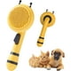 thumbnail image 1 of Cepillo para perros y gatos, cepillos de aseo, eliminación de pelo muerto y subpelo, peine autolimpiante para perros, apto para perros y gatos de pelo corto y largo., 1 of 5