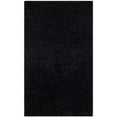 thumbnail image 3 of SAFAVIEH Laguna Neven Plush Solid Shag Area Rug, Black, 8'6" x 12', 3 of 5