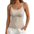 thumbnail image 2 of Endives Women's Tanks Top With Bulit In Bra Sleeveless Camisole Top Yoga Workout Top Basic Layer Runing Fitness Daily Wear Tank Tops for Women M, 2 of 6