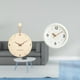 thumbnail image 2 of Reloj de pared de madera colgante, decorativo, silencioso, diseño moderno, material ligero, adecuado para sala de estar, dormitorio, oficina, regalo,, 2 of 8