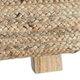 thumbnail image 6 of Biscayne Natural 30-Inch Woven Jute and Solid Wood Square Coffee Table, 6 of 6
