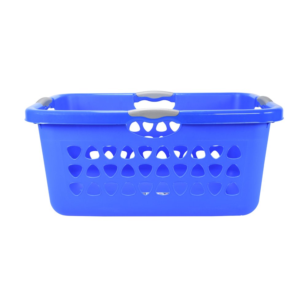 Sterilite 2 Bu Laundry Basket, Cobalt Crush