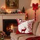 thumbnail image 1 of 45cm Christmas Themed Pillowcase Holiday Decoration Sofa Cushion Cover Multiple Patterns Available, 1 of 6