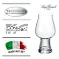 thumbnail image 4 of Luigi Bormioli Birrateque Stout Beer Glasses - Set of 2, Clear, 4 of 8