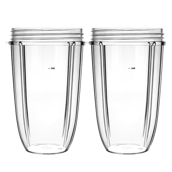 2 Pack Blender Replacement Parts for Nutribullet Blender, 24OZ Cup with Replacement Extractor Blade Compatible with Nutribullet 600W 900W Blenders
