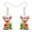 Multicolor, variant on Christmas Day Acrylic Cute Santa Reindeer Earrings Christmas Deer Animals Dangle Jewelry For Women Charms Holiday Party Christmas Gifts