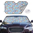 thumbnail image 2 of Daiia Gnome Pool Party Windshield Sun Shade for Car SUV Truck (Small ), Car Sun Shade Windshield, Car Shades for Front Windows, Sunshade for Car Windshield, 2 of 7