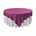 thumbnail image 3 of LA Linen TCpop90x90-MagentaP81 Polyester Poplin Square Tablecloth, Magenta - 90 x 90 in., 3 of 3