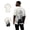 Cream, variant on Mens Oversized Angel Girl Tee Black Size- Medium