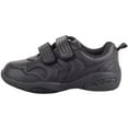 thumbnail image 5 of ABSOLUTE FOOTWEAR Childrens Boys Kids Touch and Close Casual Sports Trainers Sneakers - Black - US Child 4, 5 of 7