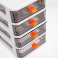 thumbnail image 3 of CRAFTHROU Small Plastic Drawer Storage Drawer Organizer Dustproof for Home Use 1Set, 3 of 6
