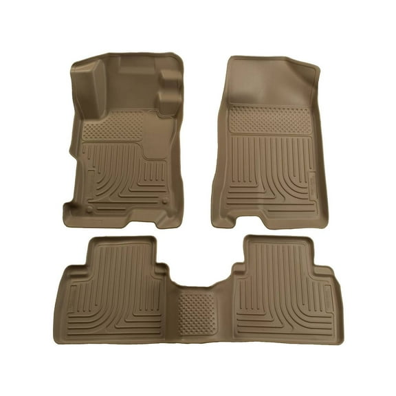 Husky Liners 98523 Weatherbeater Floor Mats Fit 2004-2009 Toyota Prius - Front/2nd Seat - Tan