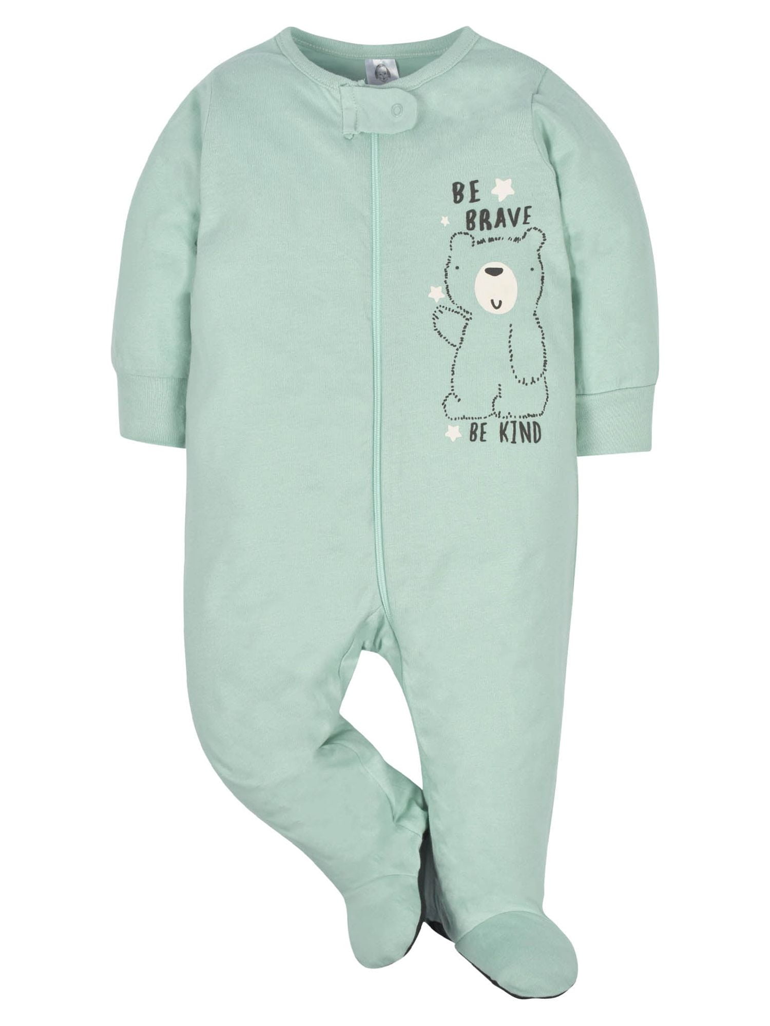 Gerber Baby Boy Sleep 'n Play Footed Pajamas, 4-Pack