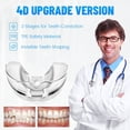 thumbnail image 2 of Aparatos de ortodoncia Dental de 3 etapas, retenedor de dientes, protector bucal para el bruxismo, alisador de dientes, dispositivo antironquidos para dejar de dormir, 2 of 4