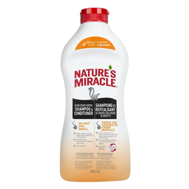 Champú para mascotas Nature's Miracle Skunk Odor Control 946 ml