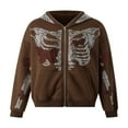 thumbnail image 2 of MesaSe Skeleton Sweat à Capuche Femmes Hommes Sweat-Shirt Imprimé Graphique, 2 of 6