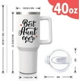 thumbnail image 3 of Mothers Day Gifts for Aunt, Best Aunt Ever Tumbler with Handle and Lid Straw 40oz, Auntie Stainless Steel Tumblers Cup, Cute Mother''s Day Birthday Present for Her (1 PC), 3 of 6