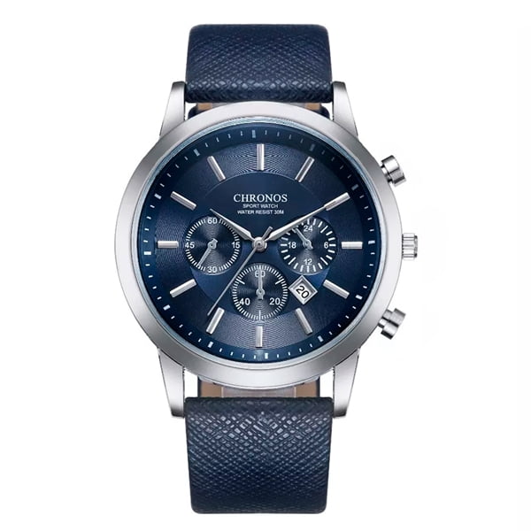 Reloj Chronos Análogo Caballero Cuero Chronos Análogo