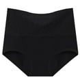 thumbnail image 7 of YABCSAZ Womens Hipster Panties High Waisted Cotton Print Bikini Brief Underwear Hip Lift Tummy Control Soft Strench Breathable Pants, 7 of 7