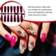 thumbnail image 3 of Jumpingount 24 Uds. De uñas postizas de cobertura completa, puntas de uñas artificiales, patrón de ataúd, calcomanía para uñas, decoración Arte de uñas rojo púrpura, 3 of 6