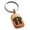 Rose, variant on Stainless Steel Letter T Initial 3D Cube Box Monogram Engraved Small Rectangle Dog Tag Charm Keychain Keyring