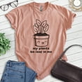 thumbnail image 2 of My Plants Be-leaf In Me Shirt, Unisex Women's Men's Shirt, Plant Shirt, Gardening Shirt, Garden Shirt, Heather Sunset, X-Small, 2 of 6