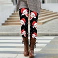 thumbnail image 2 of Mepaouo Women's Christmas Crossover Leggings High Waisted Ankle Length Workout Yoga Tights, 2 of 4