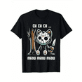 thumbnail image 1 of Soft & Comfy T shirt Cat Movie Horror T-shirt Cotton Casual Summer Tee, Tops Crew Neck Tee, 1 of 6