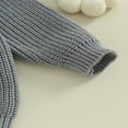 thumbnail image 4 of Chandails à Col pour Bébé Manches Longues Pulls Tricotés Amples, 4 of 7