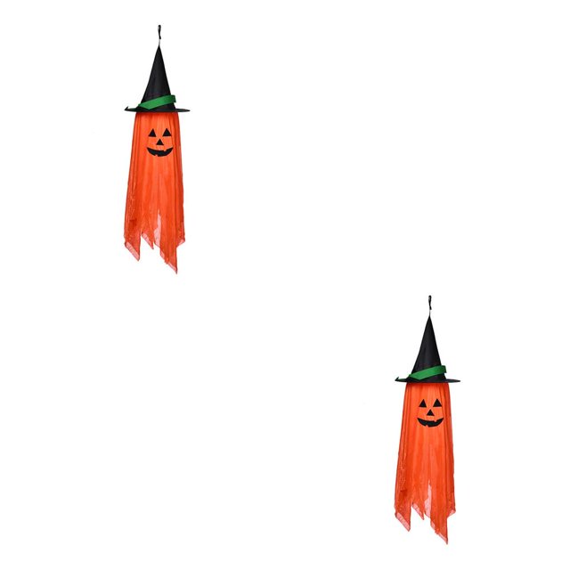 Yuarrent Colgante de Halloween para el hogar, al aire libre, colgantes para puerta, adorno colgante DIY, suministros para fiestas, Tipo 1 2piezas