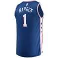 thumbnail image 3 of Men's Fanatics James Harden Royal Philadelphia 76ers Fast Break Replica Jersey - Icon Edition, 3 of 3