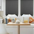 thumbnail image 3 of 5 Size Self-adhesive Pleated Blinds Bathroom Balcony Shades Half Blackout Windows Curtains for Bedroom Living Room Balcony, 3 of 10