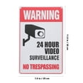 thumbnail image 2 of FRCOLOR  Home Decor Private Property 24hour Video Sign Vintage Tin Painting, 2 of 8