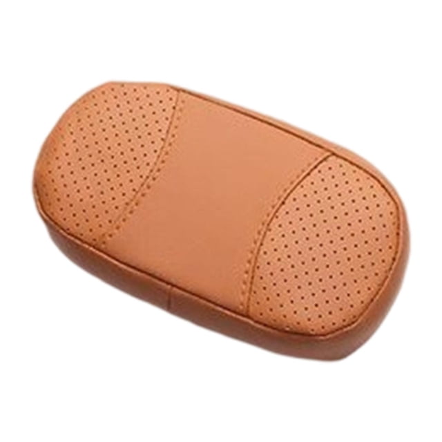 Cojín genérico para rodillas de coche, de piel sintética, con esponja, moderno, universal, antideslizante y elegante. Naranja