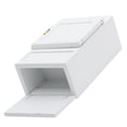 thumbnail image 4 of OULII Mini House Adornment Refrigerator Model White Synthetic Material 1Pack Movable Door, 4 of 8