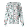 thumbnail image 3 of FrzhBrz Valentines Day Scrub Jackets for Women Large Stretchy Long Sleeve Love Heart Printed Scrubs Valentine's Day Medical Shirts Tops, 3 of 3