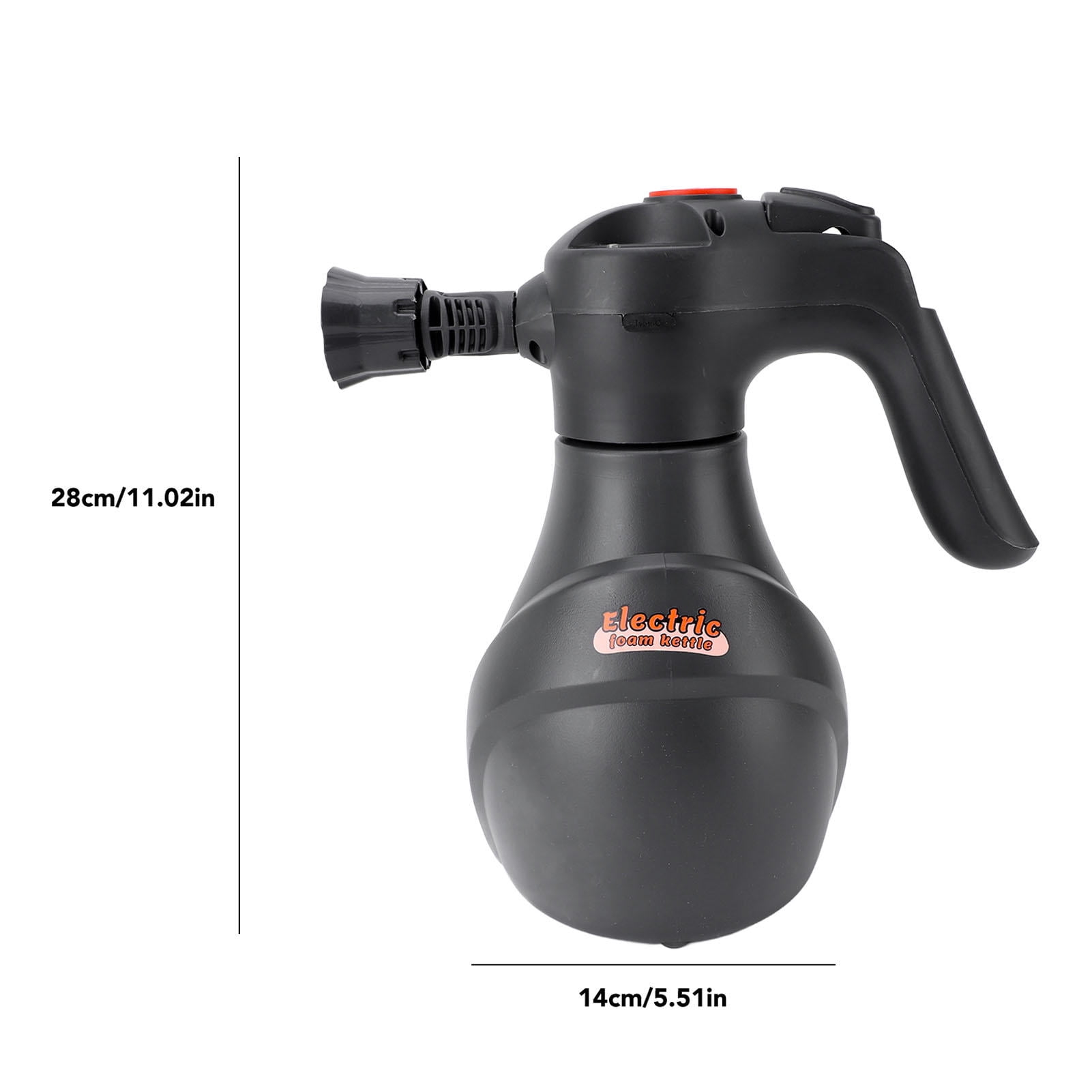 Yajisi Electric Foam Sprayer Cordless Pressure Pump Car Wash & Garden Watering Tool PA Material 9.45×7.87×6.30in