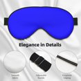 Eye Sleep Mask for Women Men, blue Soft Travel Eye Masks for Sleep Mask