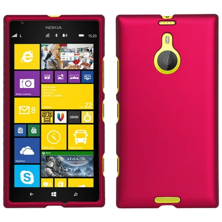 PINK RUBBERIZED PROTEX HARD CASE PROTECTOR COVER FOR AT&T NOKIA LUMIA