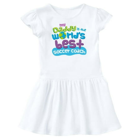 Soccer Coach Daddy (worlds best) Toddler Dress