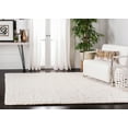 thumbnail image 2 of SAFAVIEH Fontana Jamie Solid Shag Area Rug, Ivory, 8' x 10', 2 of 10